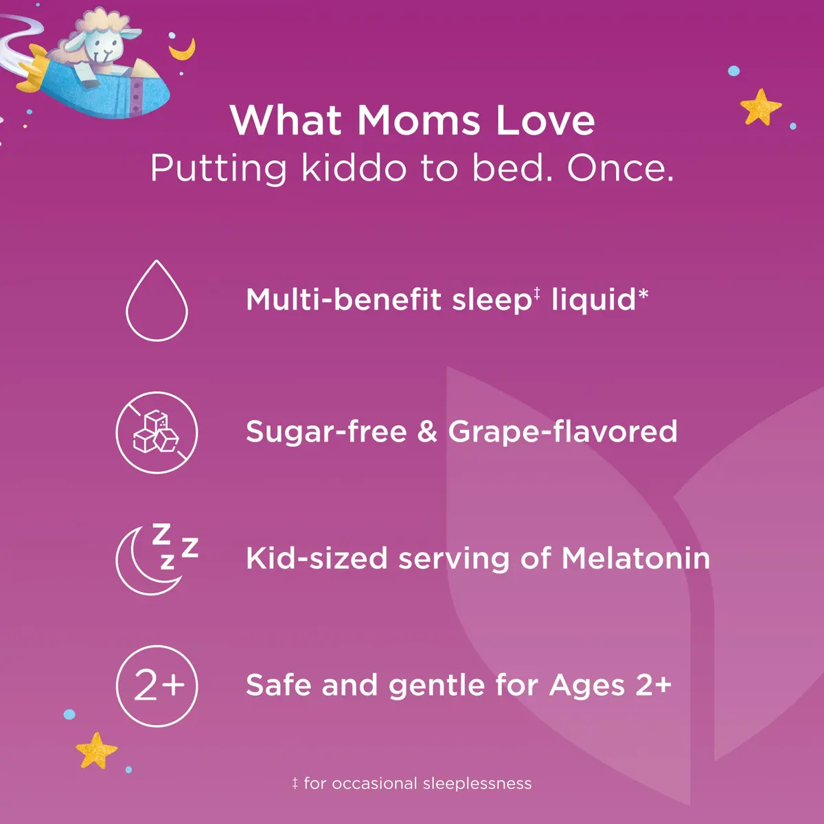 Hyland's Kids Melatonin Sleep + Immune Support, Sugar-Free, 4oz | Supports Sleep & Immunity for Ages 2+ - view 6