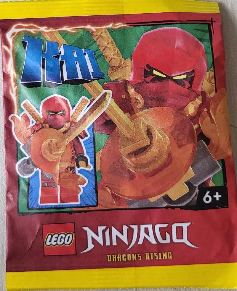 LEGO Ninjago Dragons Rising Season 2 Kai Climber Minifigure with Swords | ASTM-Tested Educational Toy Figure - view 2