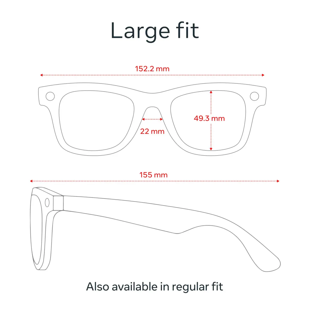 Ray-Ban Meta Wayfarer Sunglasses (Standard, Brown) | Smart Eyewear with Integrated Camera - view 8