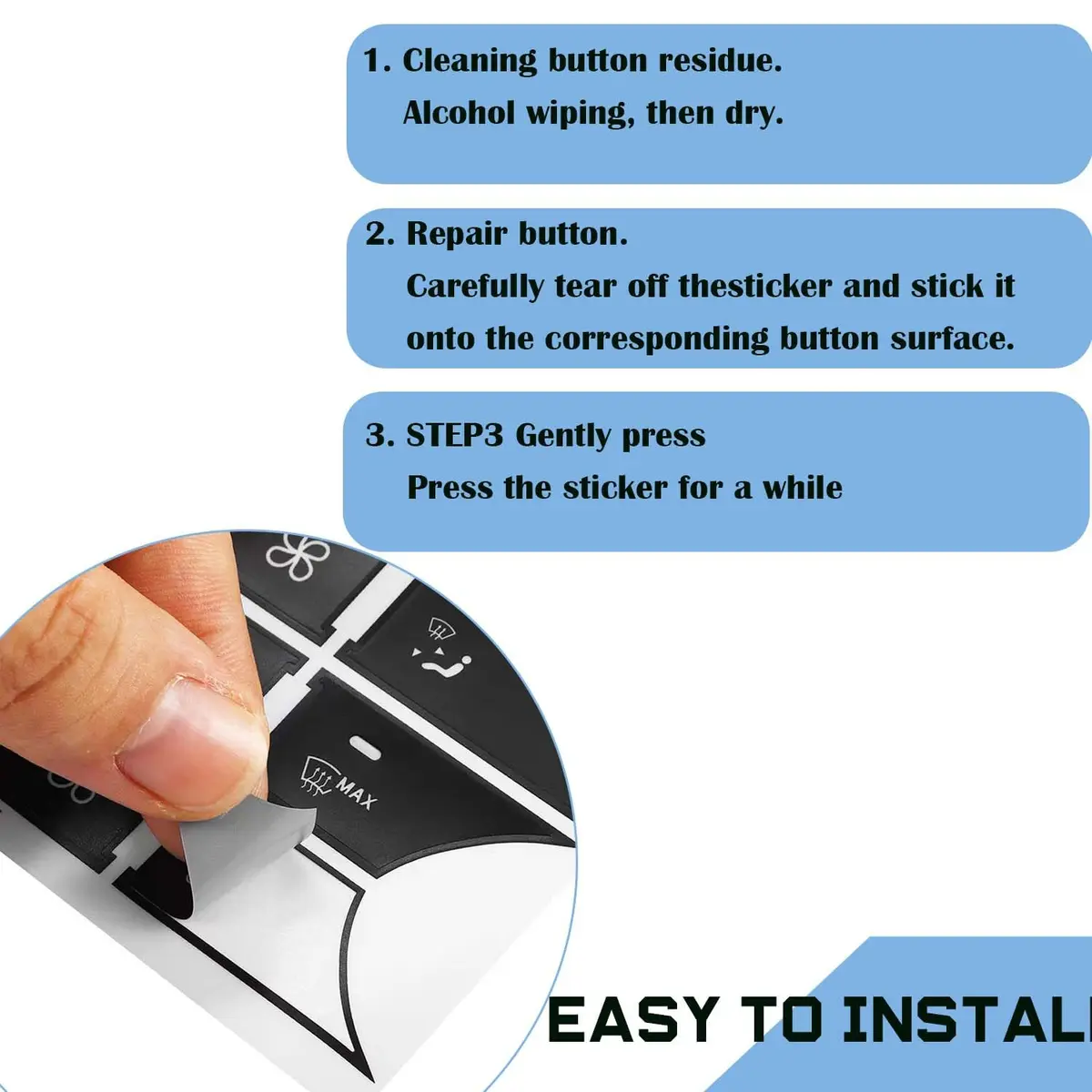 ZSYGYGDKS Dash Button Repair Kit for Mercedes W204 W212 GLK350 | Easy Fix for Mercedes Buttons - view 6