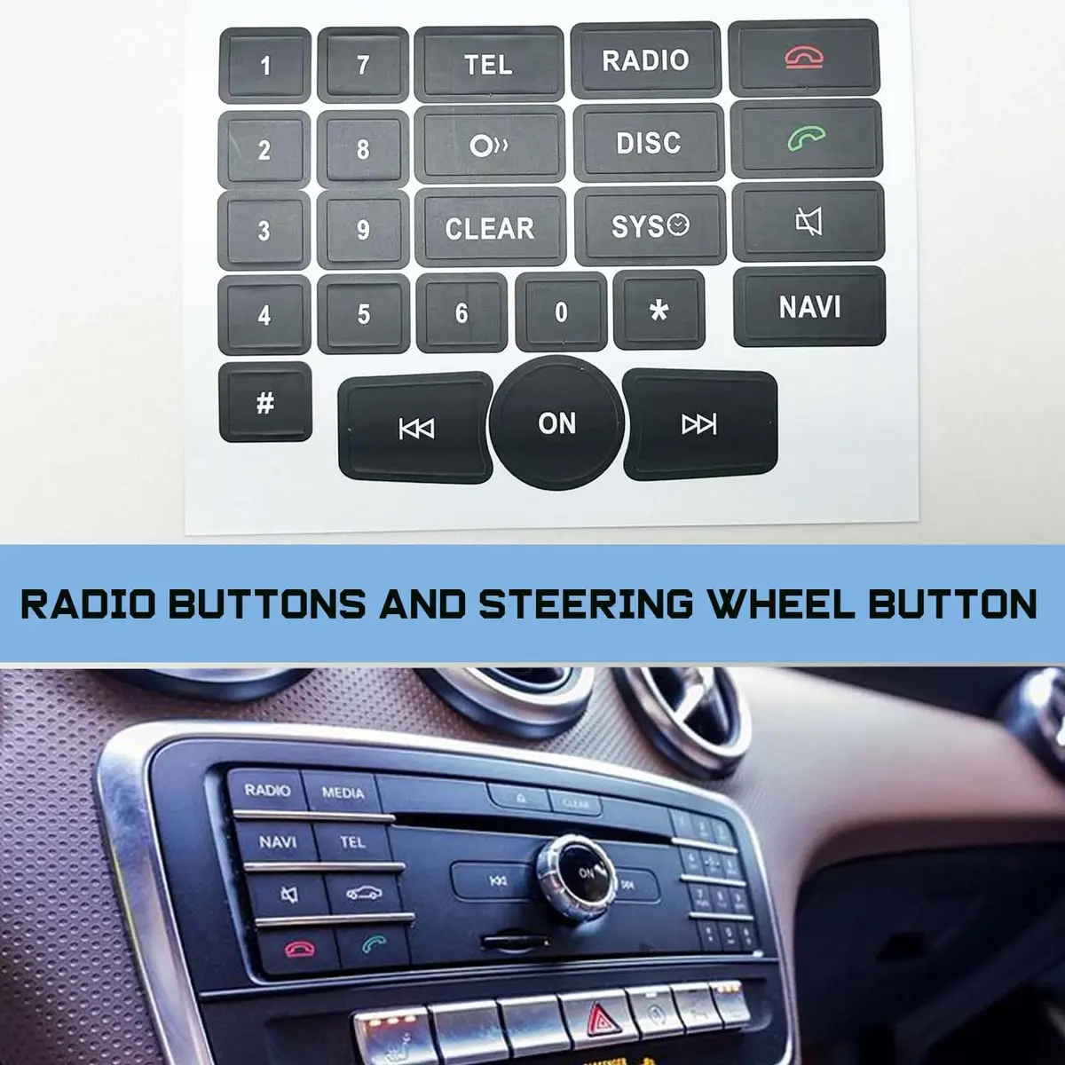 ZSYGYGDKS Dash Button Repair Kit for Mercedes W204 W212 GLK350 | Easy Fix for Mercedes Buttons - view 4