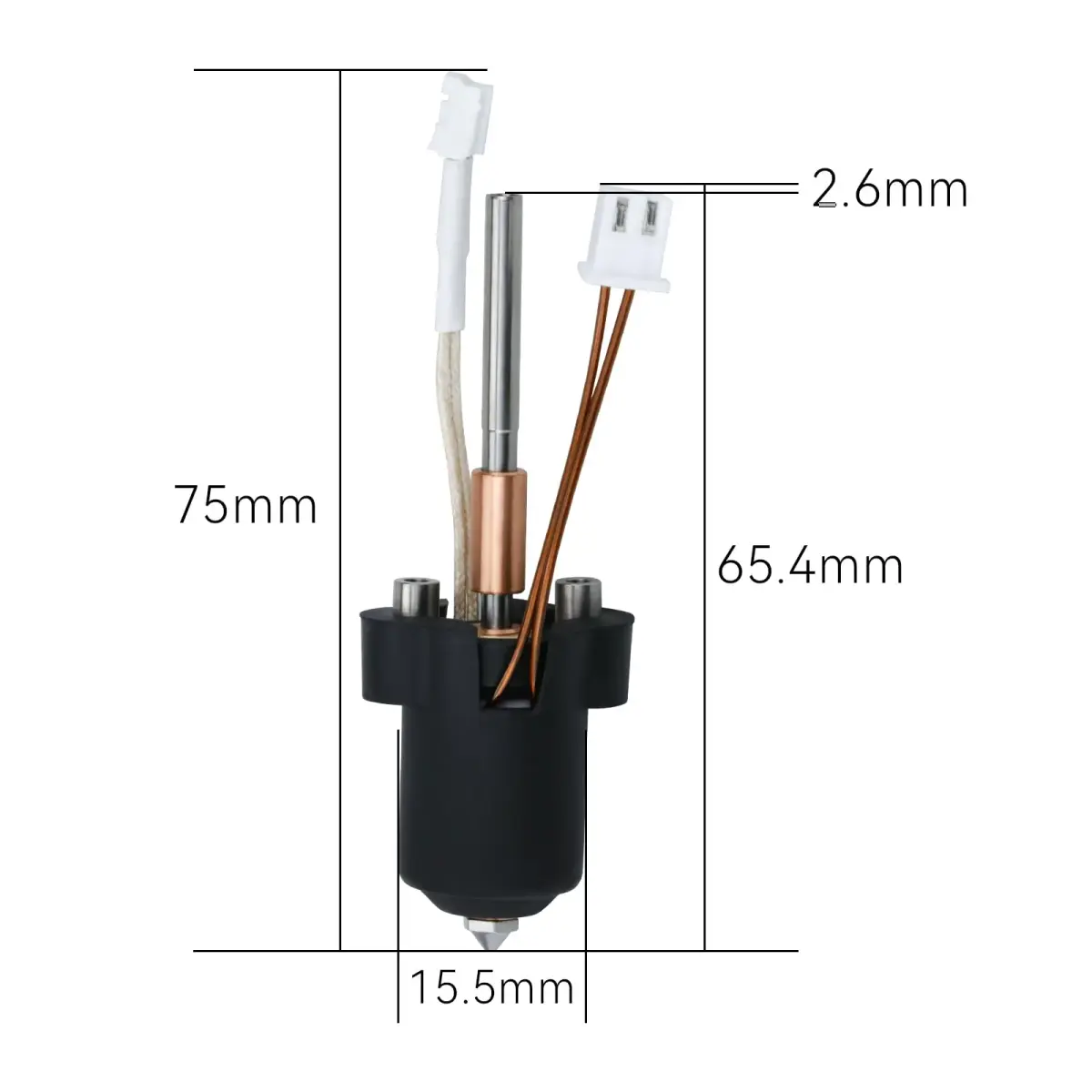 Xirbbo K1 Ceramic Hotend Kit with Unicorn Quick Swap Nozzle for K1 Max K1C 3D Printer | 300°C High-Temp - view 8