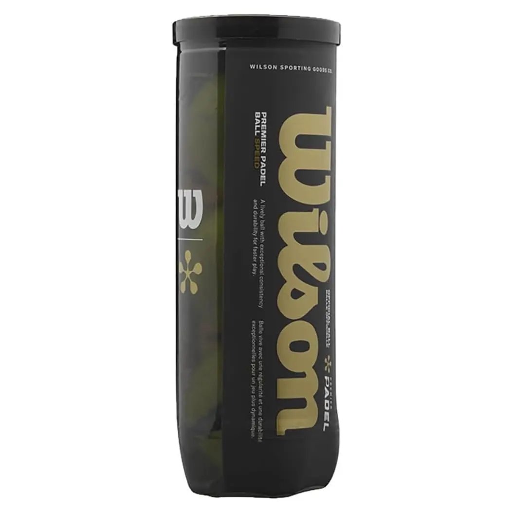 Wilson Premier Padel Speed 3 Ball Can | Official Premier Padel Ball for Faster Rallies - view 3