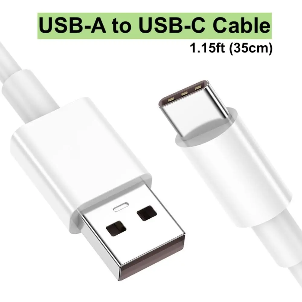 TOP-UP Short USB C Cable 1.15FT | 2 Pack, USB A to USB C CarPlay Cord, Fast Charging & Data Sync - view 3