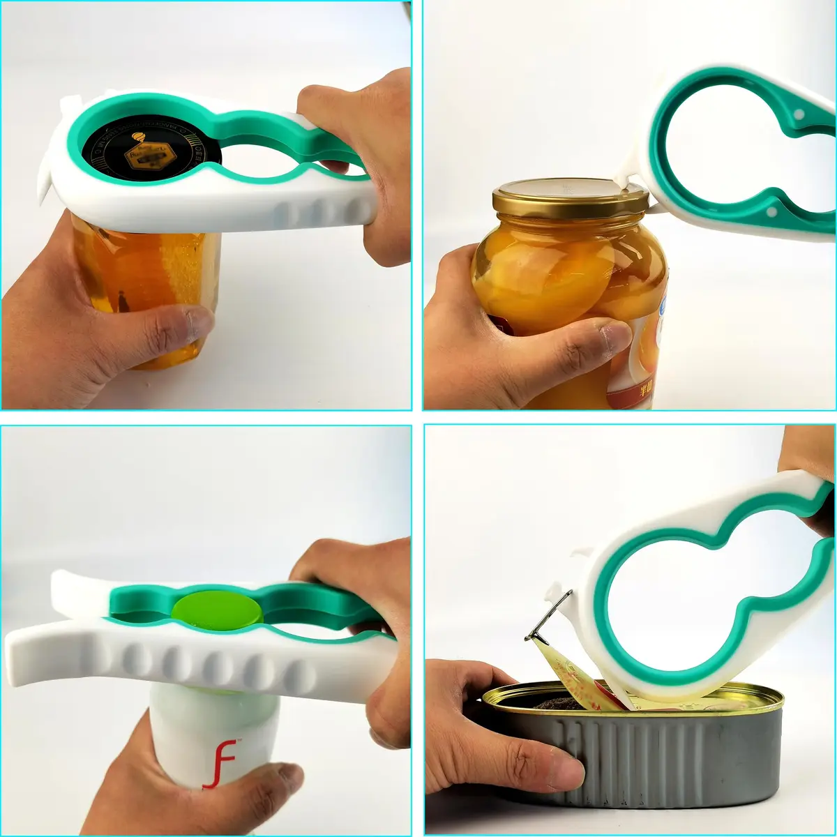 Otstar Jar Opener for Weak Hands | 5-in-1 Bottle & Jar Opener for Seniors & Arthritis - view 3