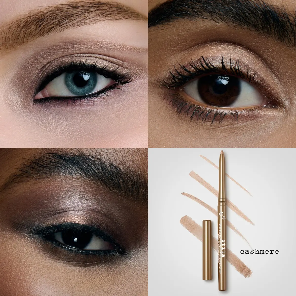 stila Stay All Day Smudge & Set Waterproof Gel Eyeliner (Cashmere) | 12-Hour Waterproof, Waterline Safe, No-Skip Glide - view 2