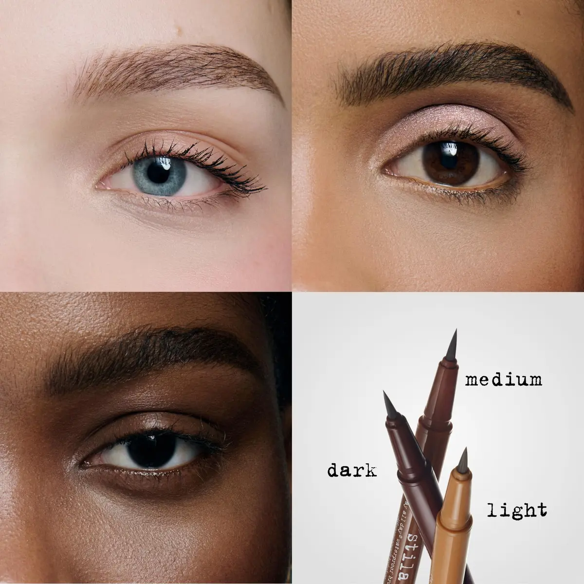 Stila Stay All Day Waterproof Brow Color, Brush Tip (Medium) | 24-Hour Smudge & Sweat Proof, Natural Finish - view 5