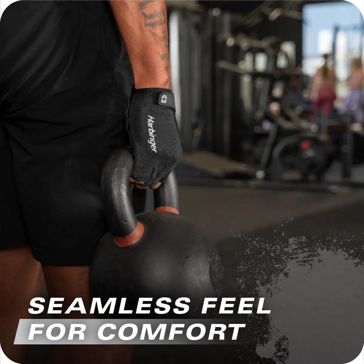 Harbinger Power Gloves 3.0 - Durable Half Finger Weightlifting Gloves with Adjustable Wrist Closure, Breathable Leather Palm, Medium - view 5