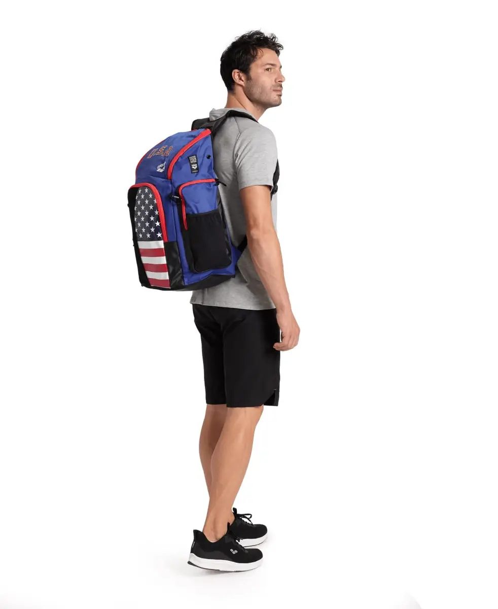 ARENA Spiky III Backpack 45L | Large Water-Repellent Swim Bag for Men & Women - view 6