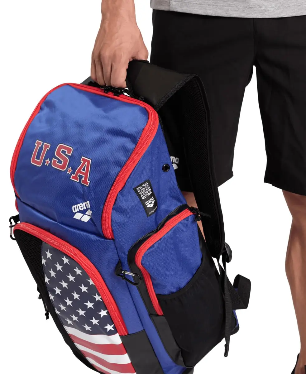 ARENA Spiky III Backpack 45L | Large Water-Repellent Swim Bag for Men & Women - view 4