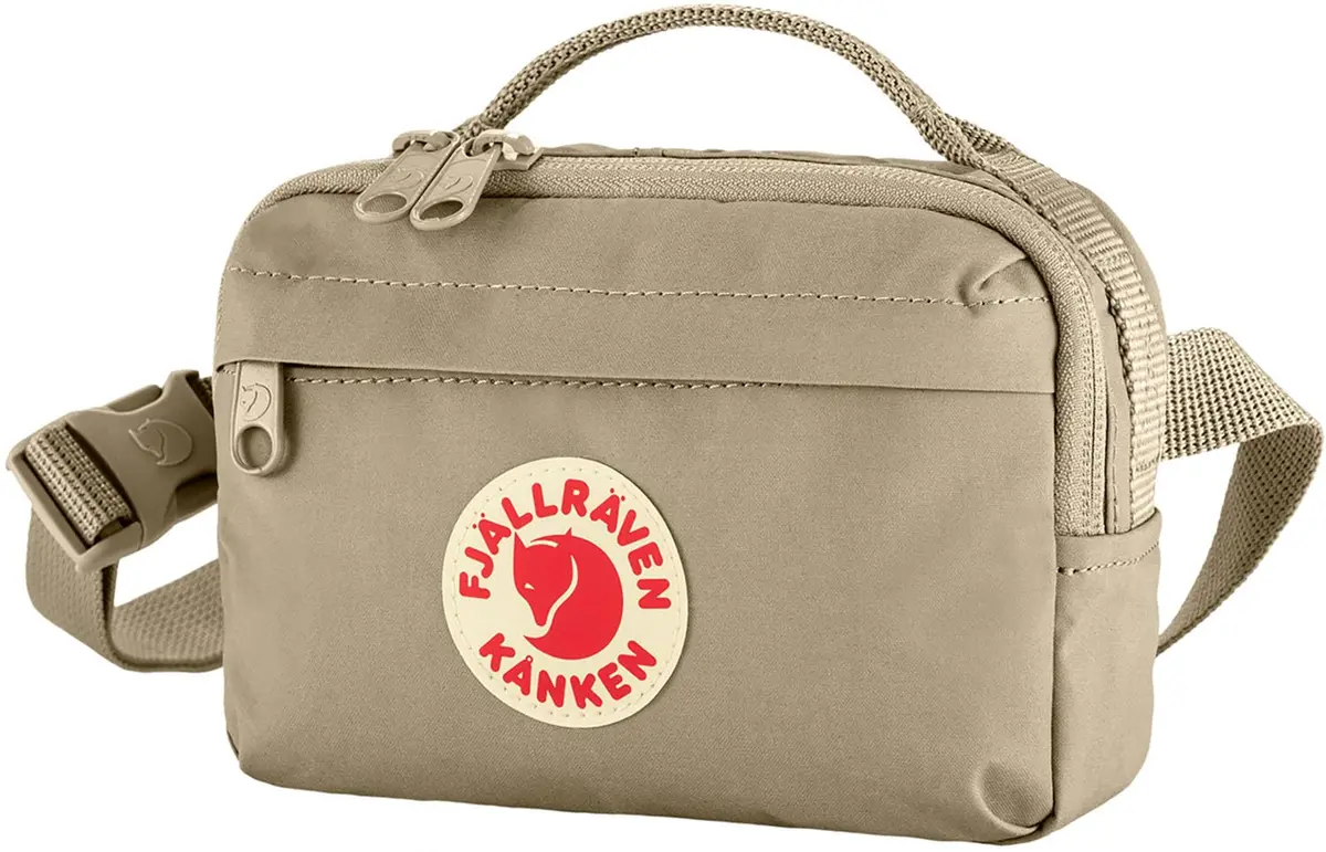Fjällräven Kanken Hip Pack, Fossil | Water-Resistant Vinylon F Fabric, Compact & Durable - main product image