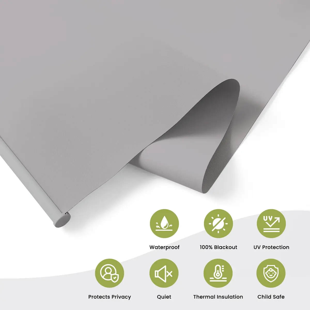Anpark Cordless Window Shade 35" W x 72" H | Blackout Thermal Insulated UV Protection (120 chars) - view 3