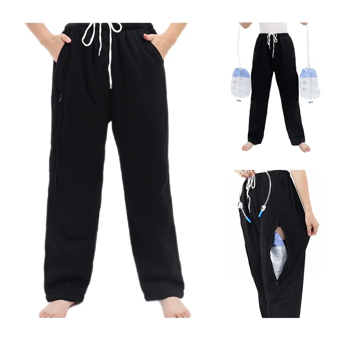 Lmaray Catheter Leg Bag Trousers Medium | Discreet, Breathable & Adjustable for Urine & Bowel Care - main product image