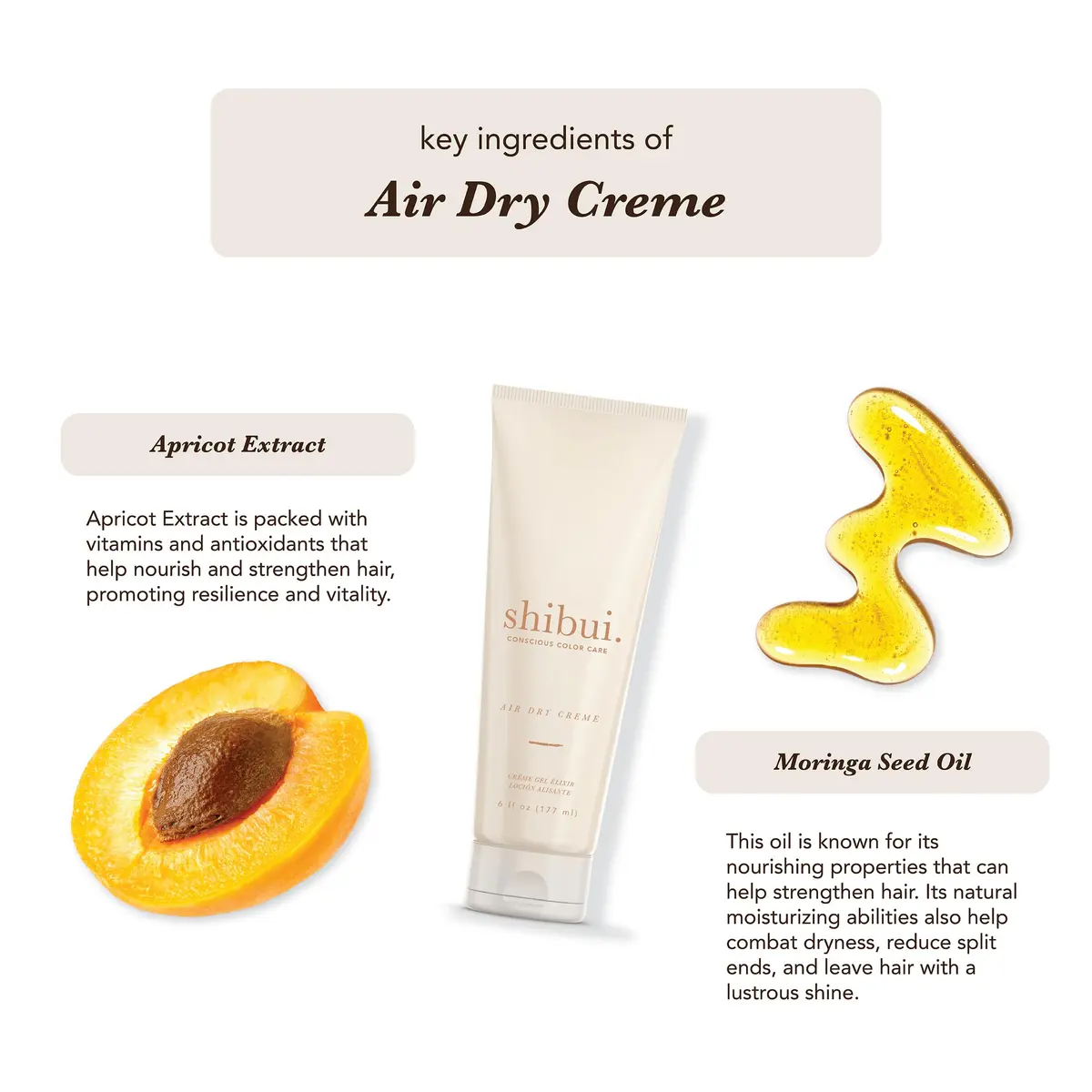 SHIBUI Air Dry Creme | Tames Frizz & Enhances Shine, 6 Oz | All Hair Types - view 3