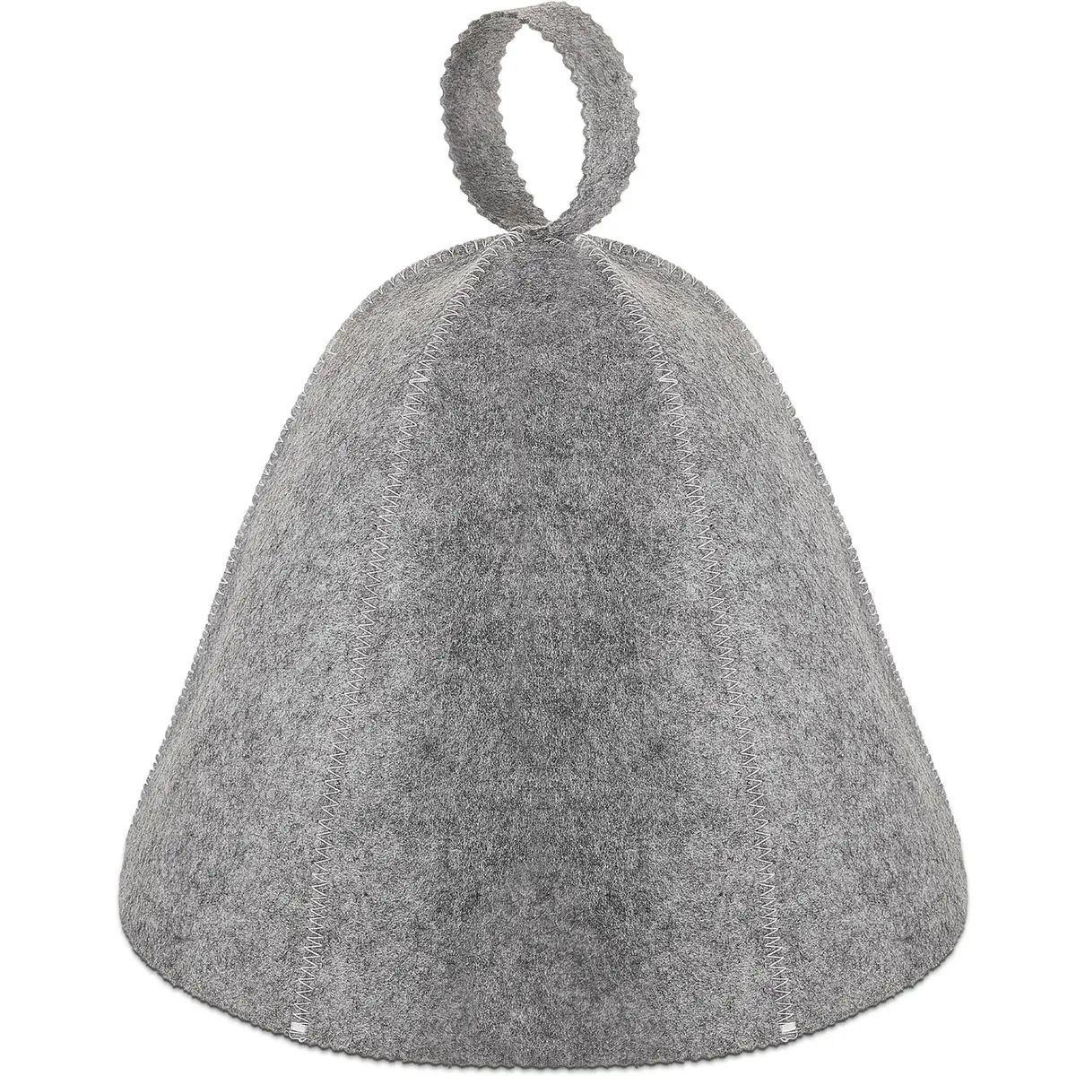 JaGely Sauna Hat for Men Women Russian Banya Cap, Gray, 1 Pcs | Heat-Resistant Sauna Headwear - main product image