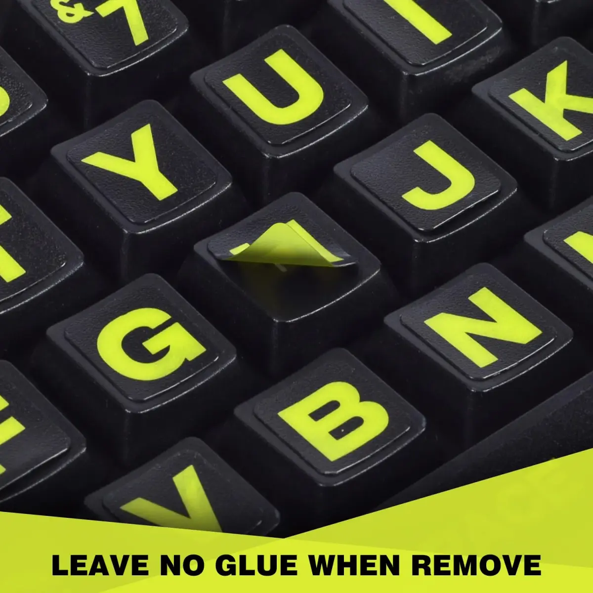 DAMMOMKO Large Print English Keyboard Stickers | 2PCS (21.0cm x 14.0cm) - view 5