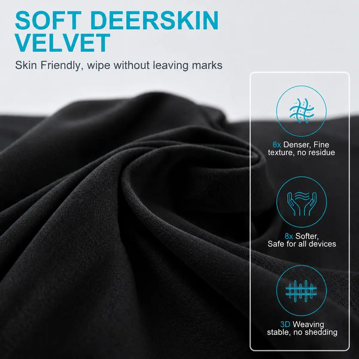 MUBUY-GOL 2 Pack Microfiber Cleaning Cloth 13" | Screen & Keyboard Protector for MacBook & Laptop - view 4