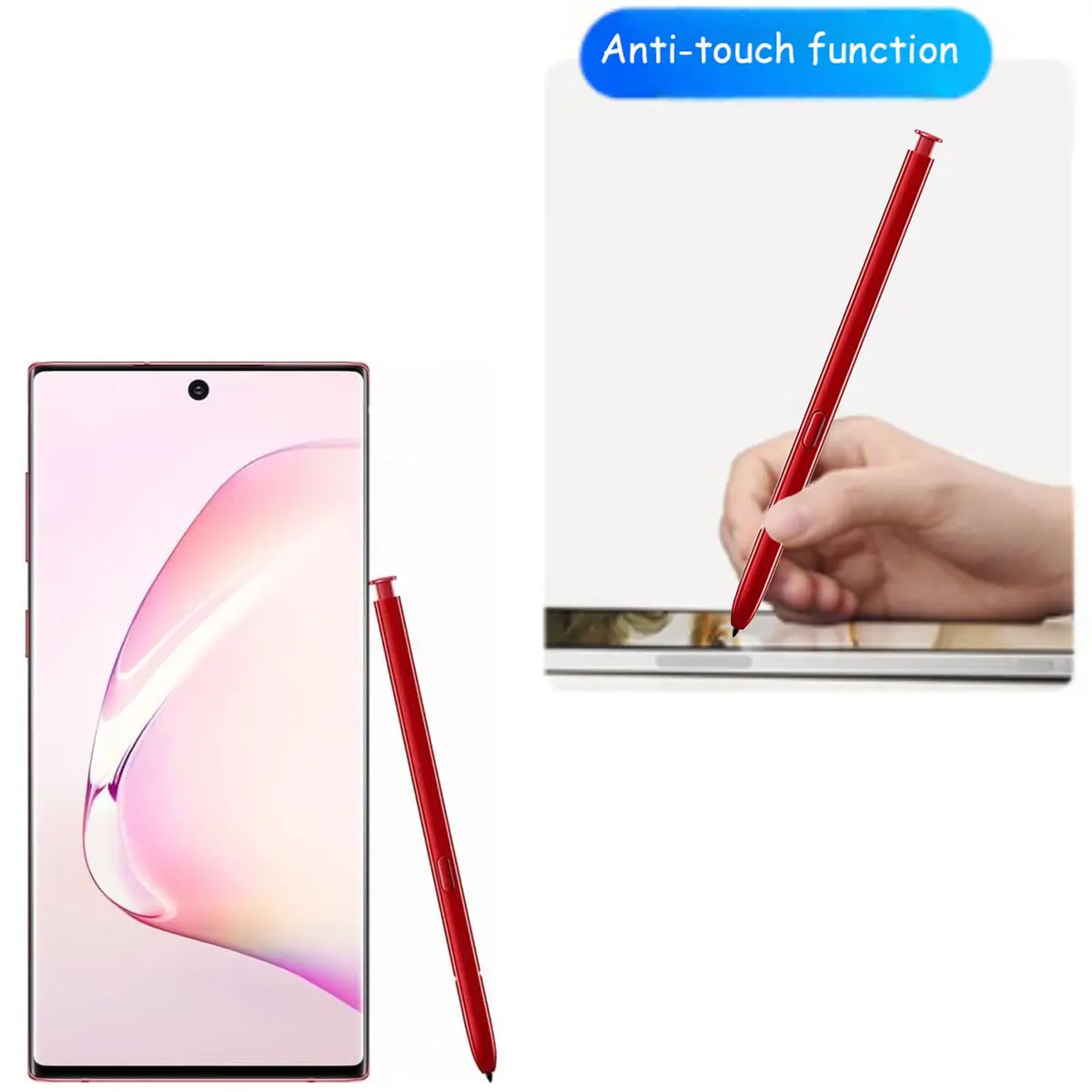 CaoXiong Replacement S Pen for Samsung Galaxy Note 10 / Note 10 Plus (Red) | 4096 Pressure Sensitivity - view 3