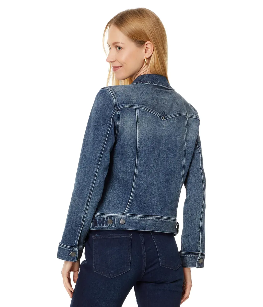 Liverpool Women's Classic Jean Jacket Stretch Denim Ponderay Large | Timeless Style & Comfort - view 2
