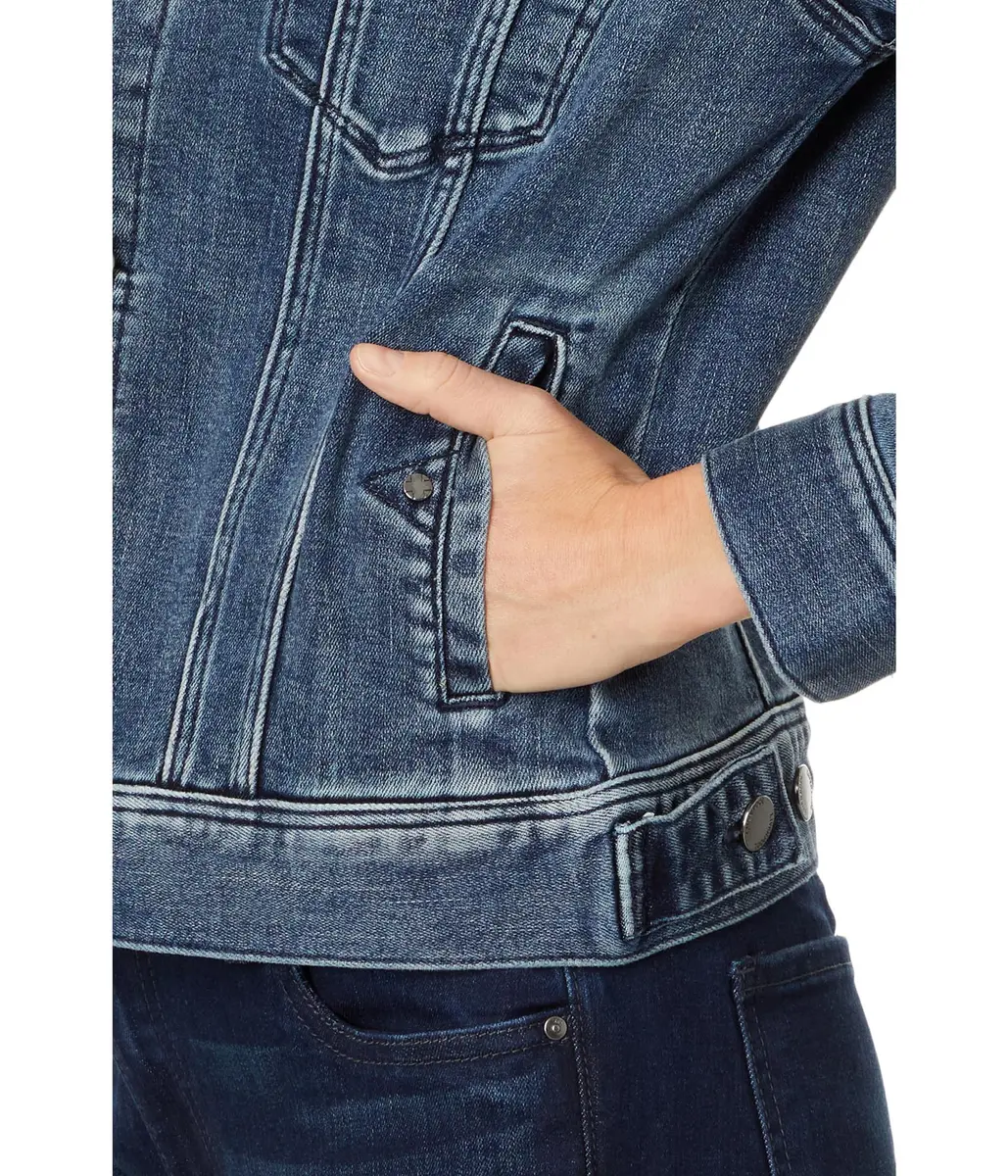 Liverpool Women's Classic Jean Jacket Stretch Denim Ponderay Large | Timeless Style & Comfort - view 3