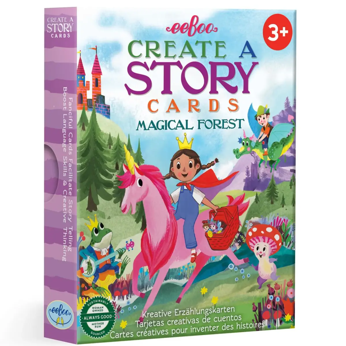 eeBoo Magical Forest Create a Story Pre-Literacy Cards 36 Cards | Encourages Imagination & Language Skills - main product image