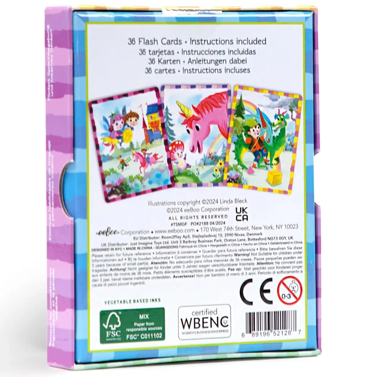 eeBoo Magical Forest Create a Story Pre-Literacy Cards 36 Cards | Encourages Imagination & Language Skills - view 2