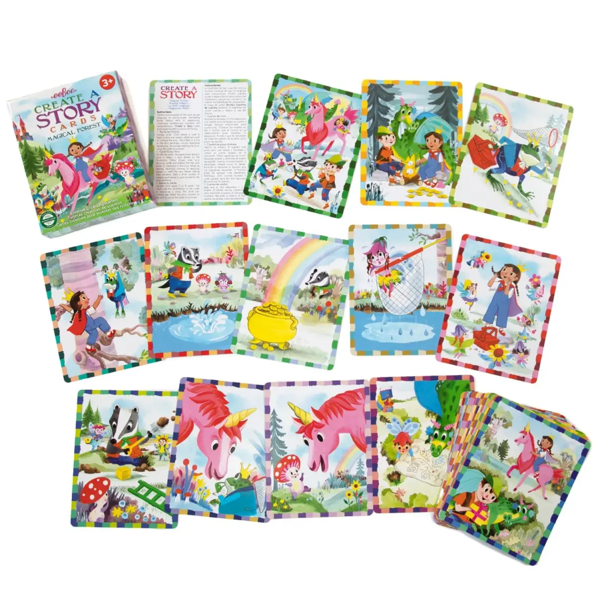 eeBoo Magical Forest Create a Story Pre-Literacy Cards 36 Cards | Encourages Imagination & Language Skills - view 3