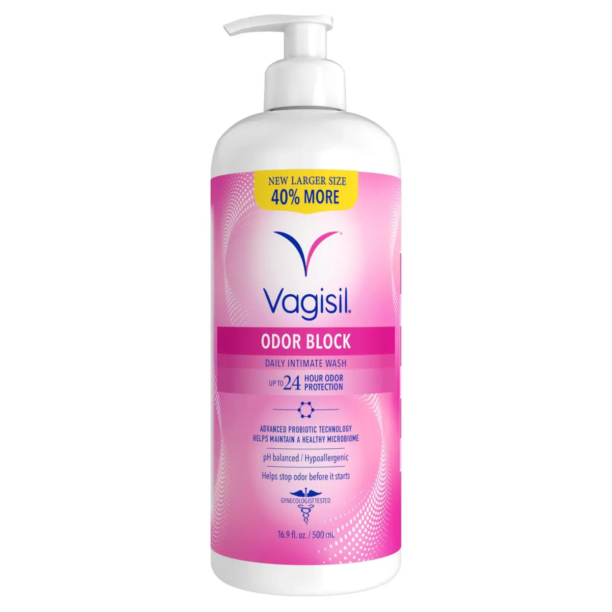 Vagisil Odor Block Feminine Wash 499 ml (16.9 Fl Oz) | Gynecologist Tested for Daily Hygiene - main product image