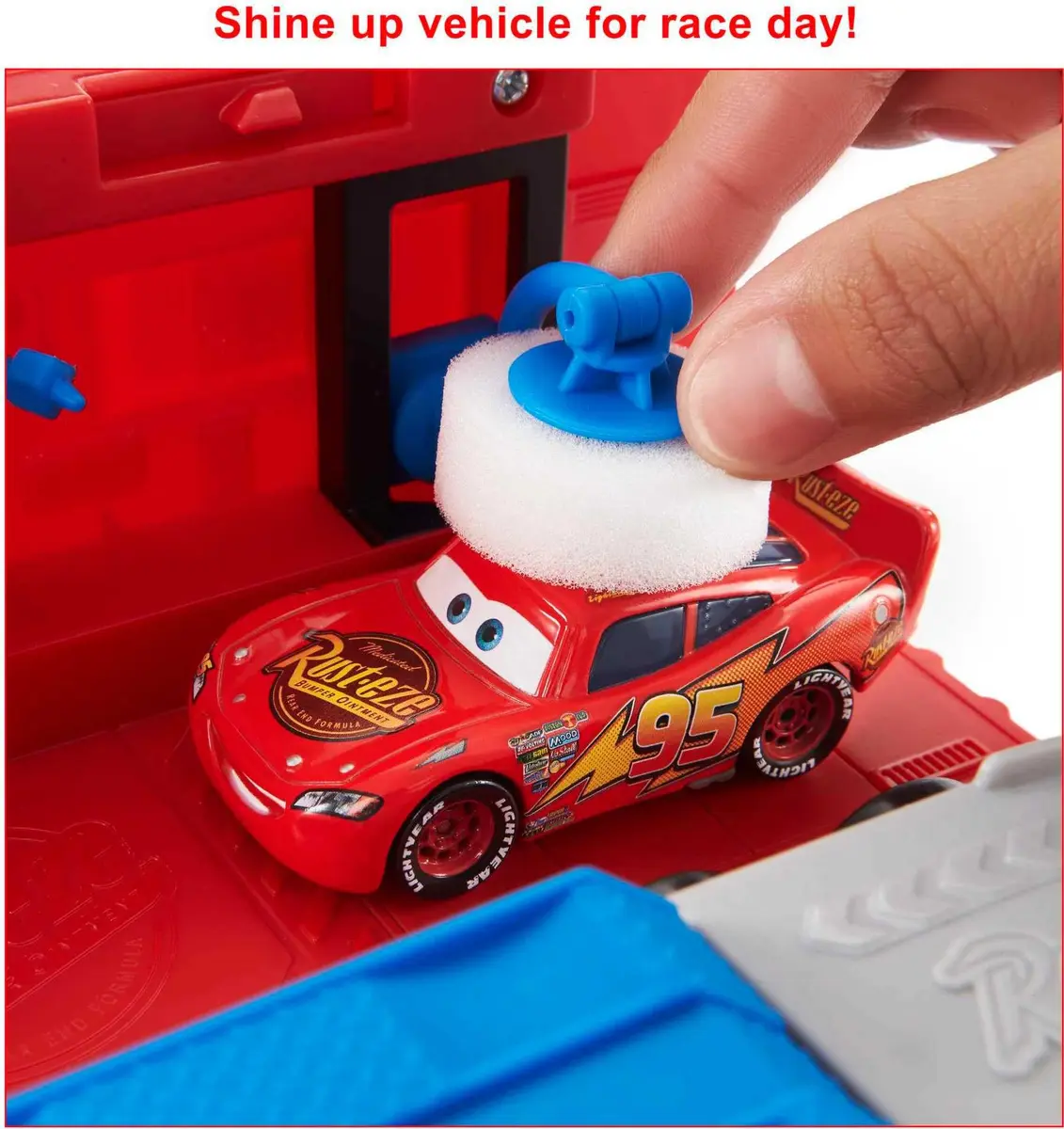 Mattel Disney Pixar Cars Transforming Mack Playset & 10 Die-Cast Mini Racers Bundle | Age-Appropriate Educational Toy Vehicle Set - view 2