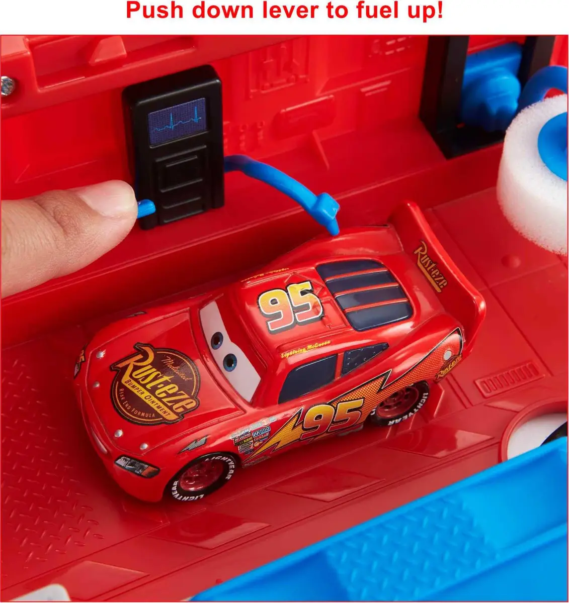 Mattel Disney Pixar Cars Transforming Mack Playset & 10 Die-Cast Mini Racers Bundle | Age-Appropriate Educational Toy Vehicle Set - view 4