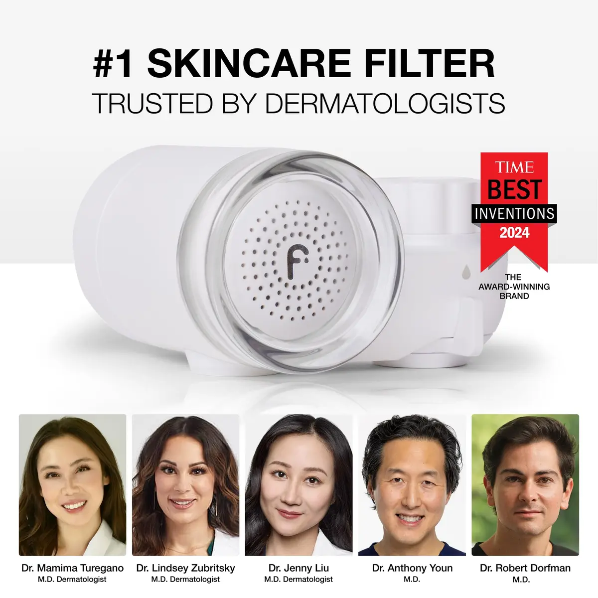 Filterbaby Skincare Filter 2.0 | Clinically Tested Bathroom Sink Filter for Skin Care (White) - view 7