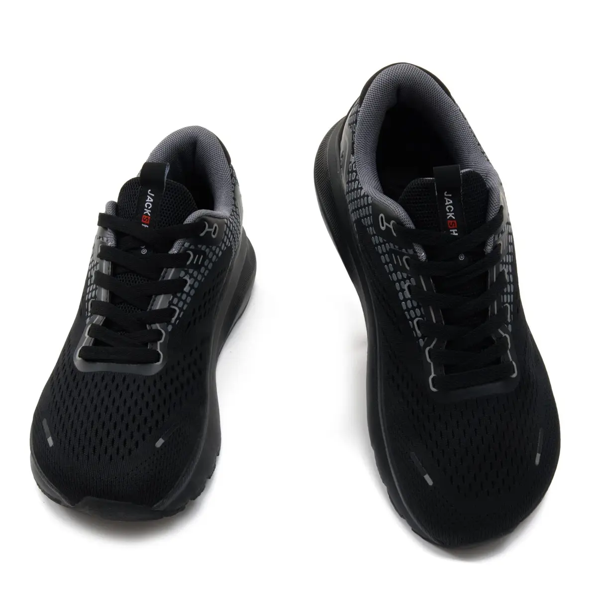 JACKSHIBO Wide Toe Box Shoes Women Arch Support Wide Sneakers for Running Walking Athletic Tennis Orthopedic Plantar Fasciitis Workout with Thick Cushion Zero Drop Sole Width Shoes Black - view 8