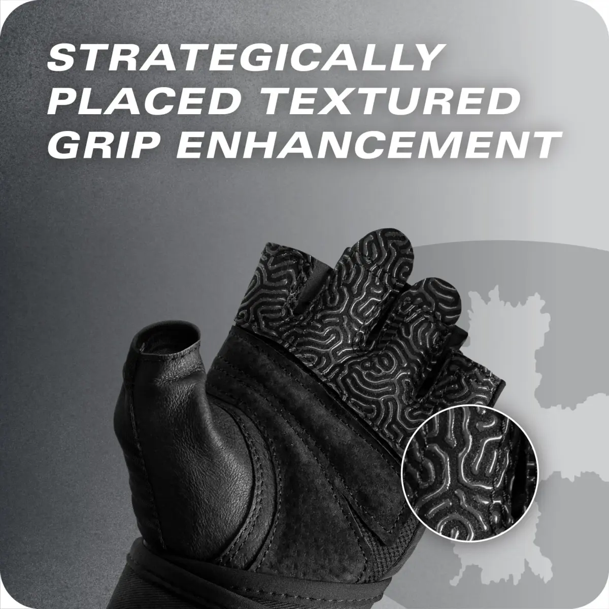 Harbinger Pro Wristwrap Gloves 3.0 - Enhanced Grip, Superior Wrist Support, Breathable Lycra, Leather Palm, Half-Finger Design, Large | Weightlifting & Gym Accessory - view 6