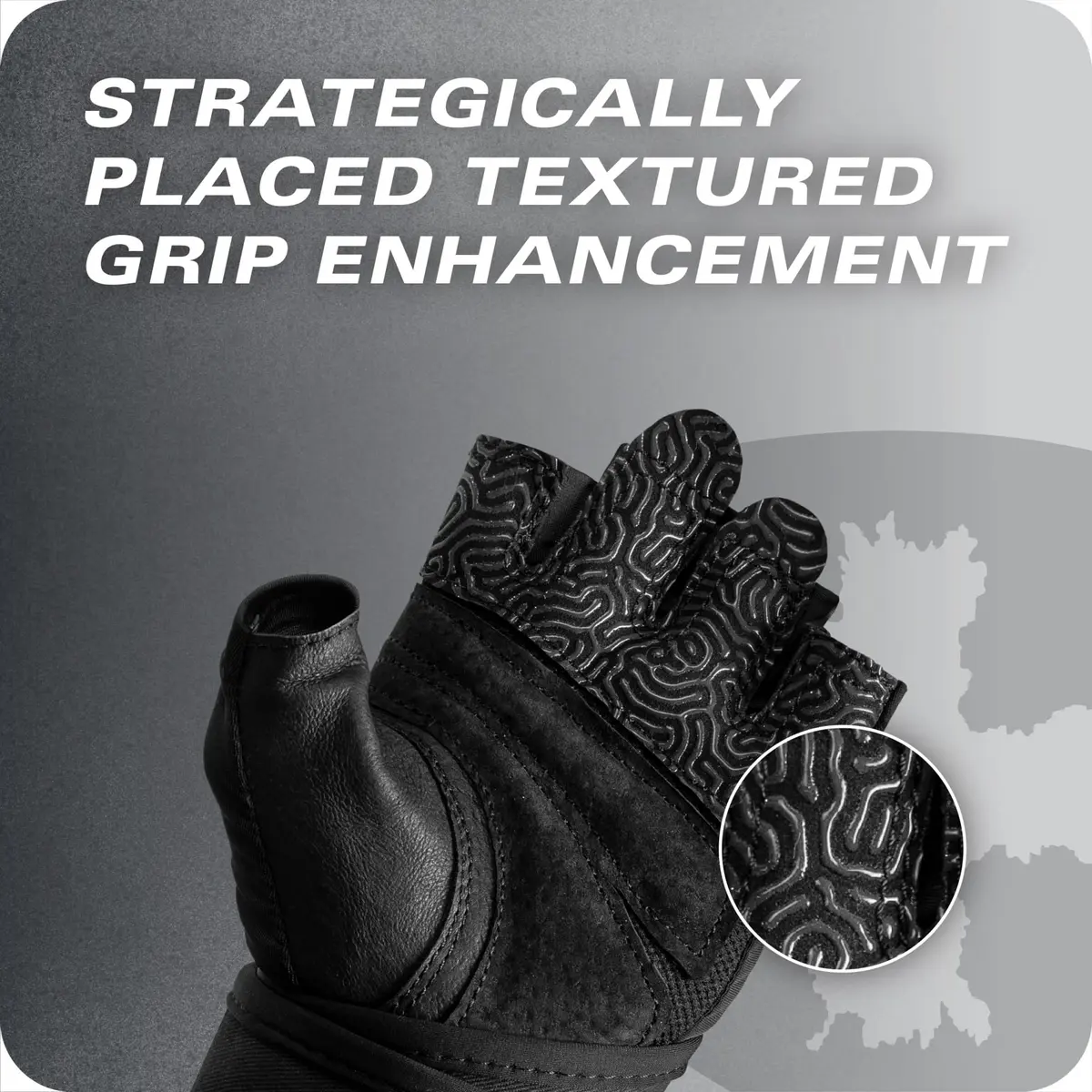 Harbinger Pro Wristwrap Gloves 3.0 Small | Enhanced Grip, Superior Wrist Support, Breathable Lycra, Leather Palm, Half-Finger - view 6