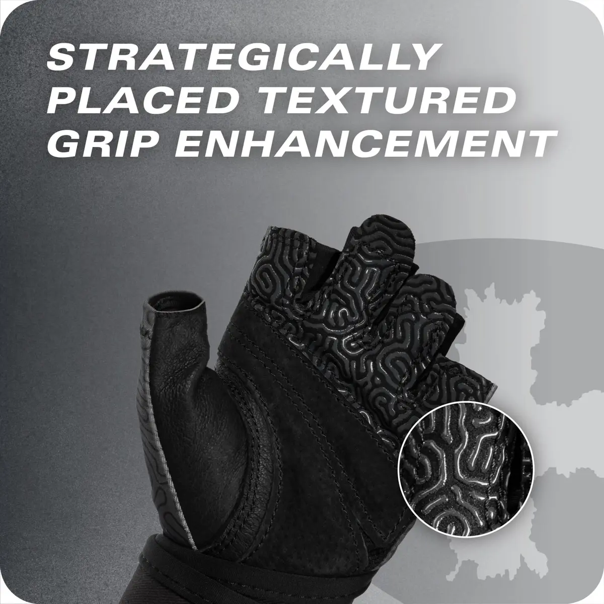 Harbinger Pro Wristwrap Gloves 3.0 Large | Enhanced Grip & Wrist Support for Weightlifting - view 6