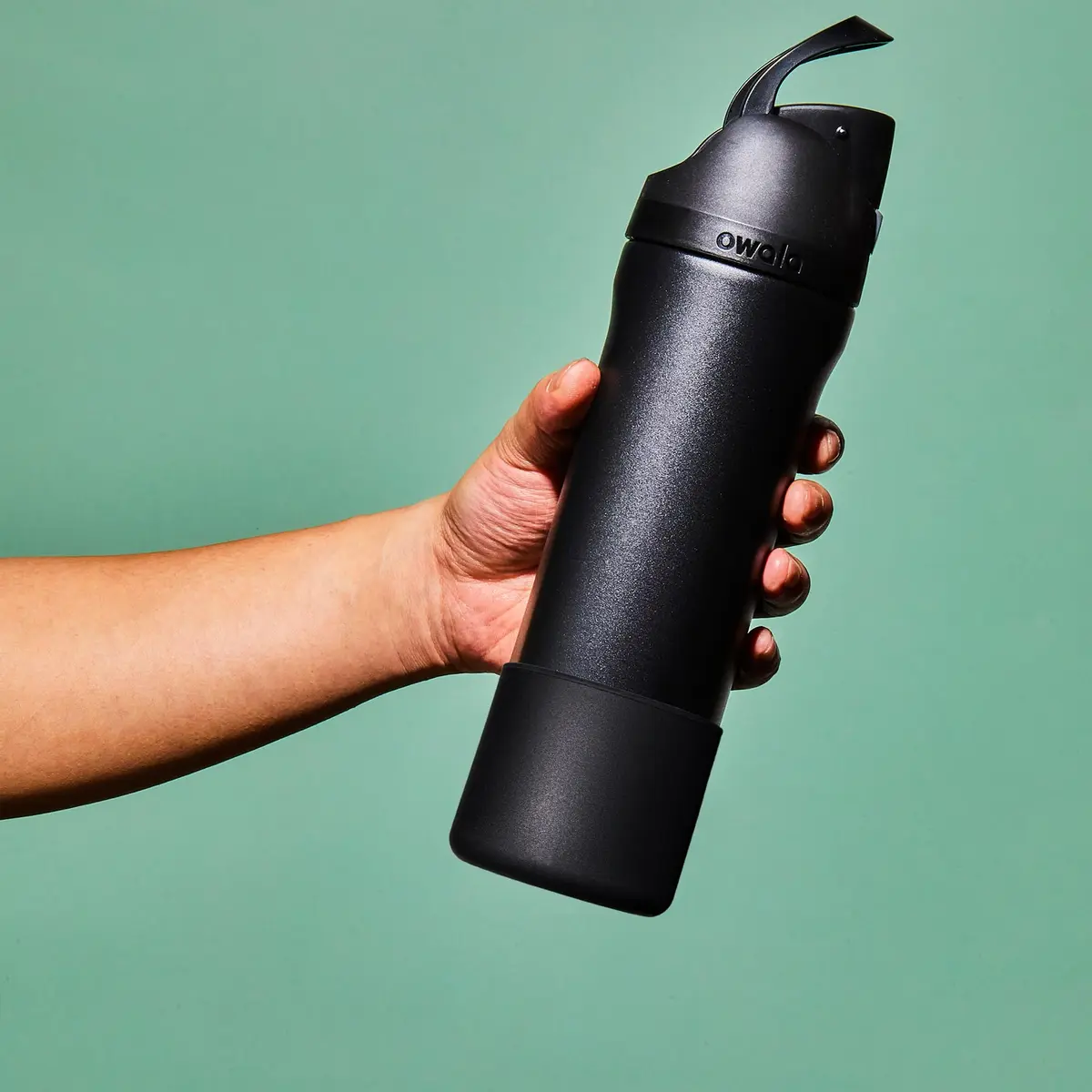 Diumepo Silicone Boot for Owala 24 oz Water Bottle | Anti-Slip Protective Sleeve for Owala Twist & FreeSip & Flip Stainless Steel Water Bottle, Boot Bottom Base (Black) - view 7