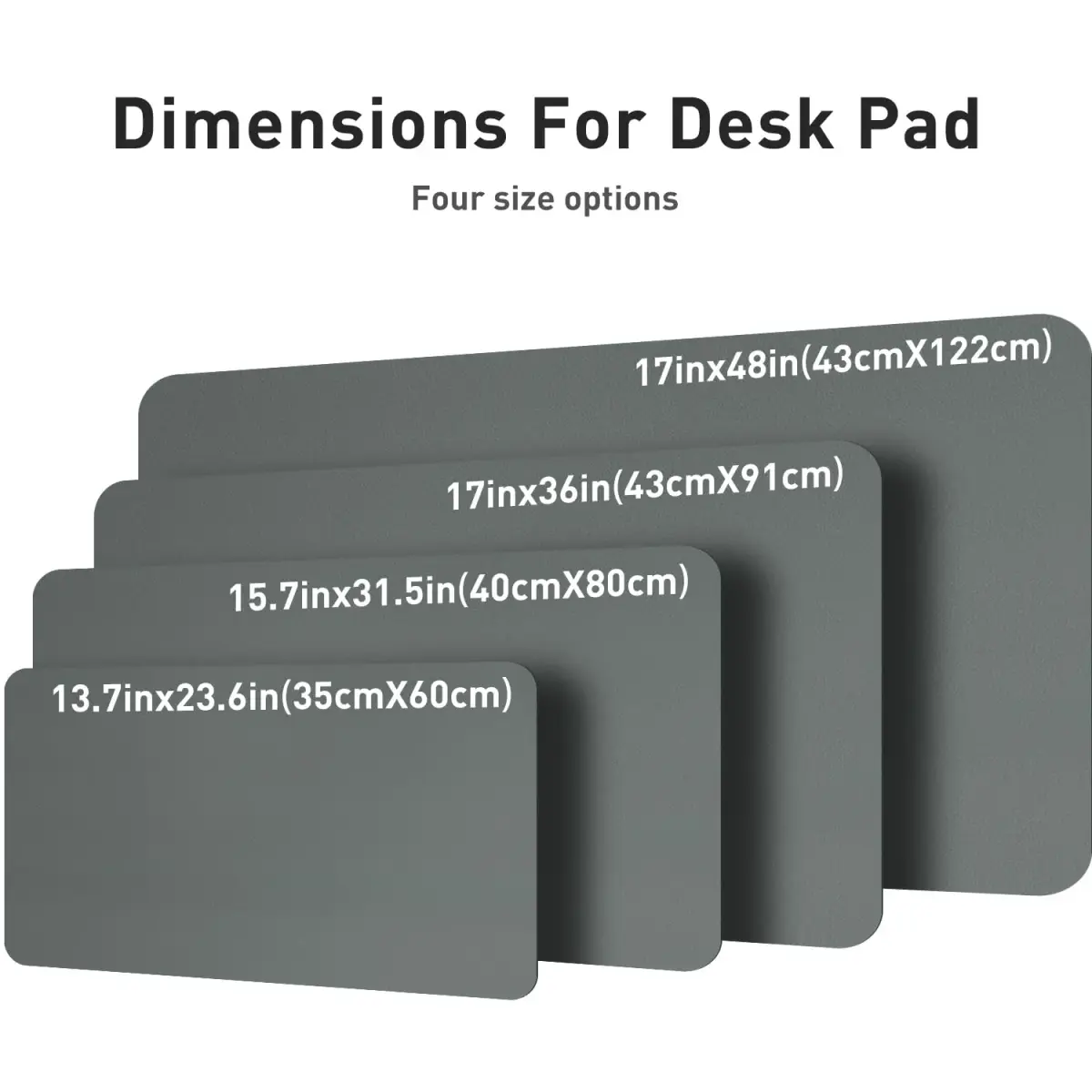 Aothia Jungle Green Desk Pad Protector 122cm x 43cm (48"x17") | Smooth PU Leather for Office & Home - view 7