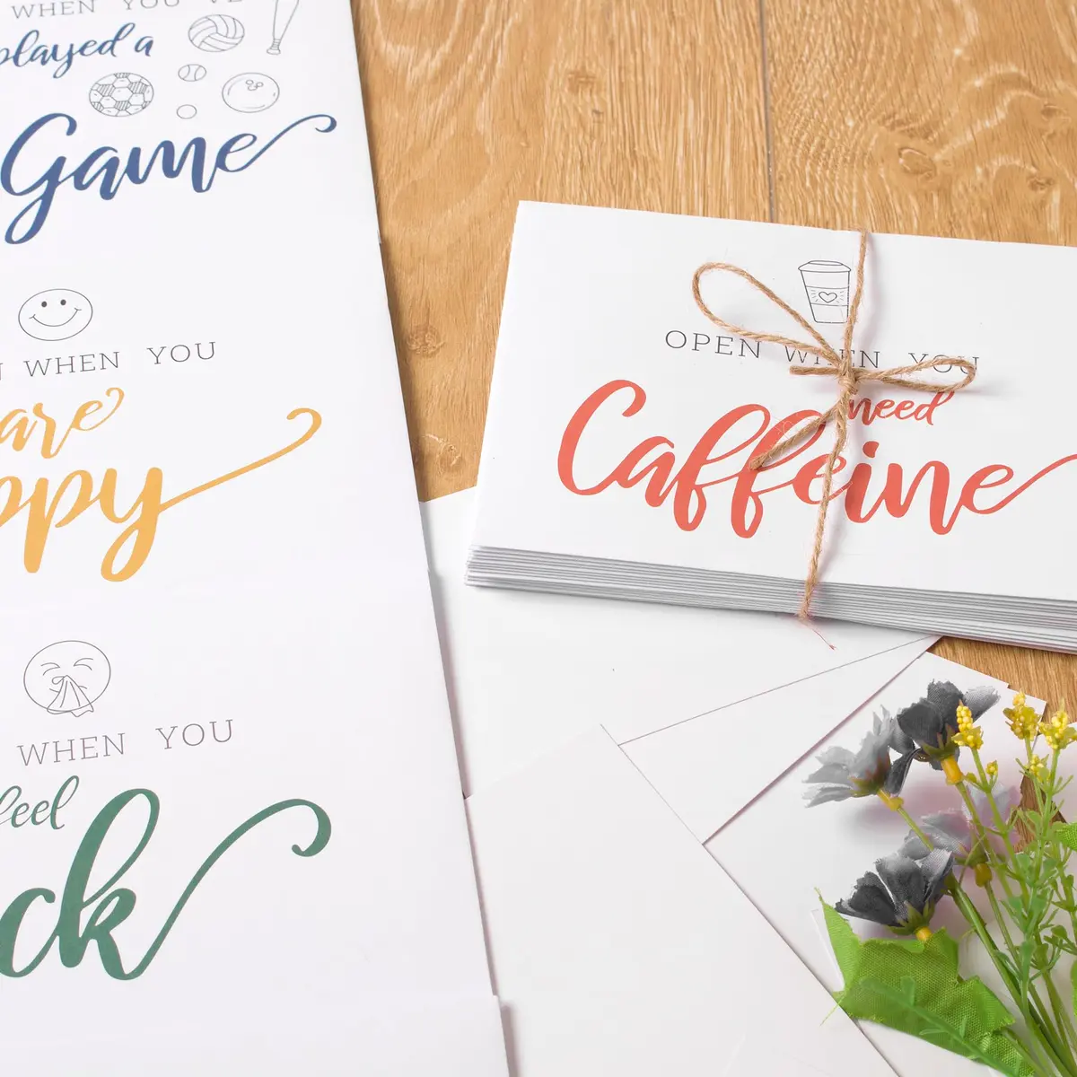 Grurun Open When Envelopes Kit 16pcs (4.8 x 6.8 inches) | College Student Long Distance Relationship Gift - view 6