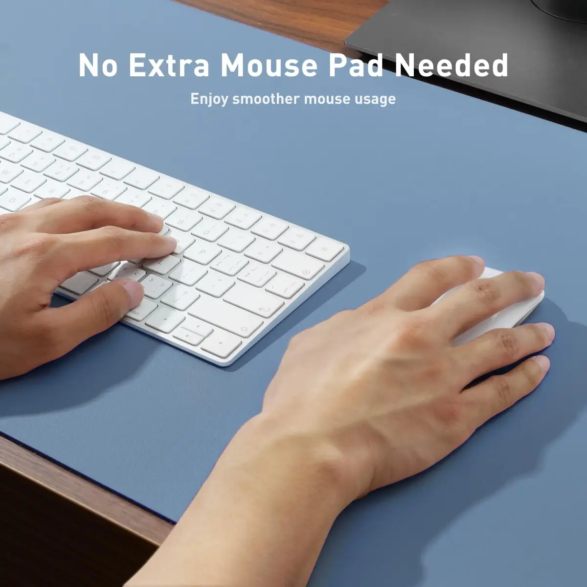 Aothia PU Leather Desk Pad Protector 122cm x 43cm (48"x17") | Non-Slip, Waterproof, Professional Office & Home Use - view 4
