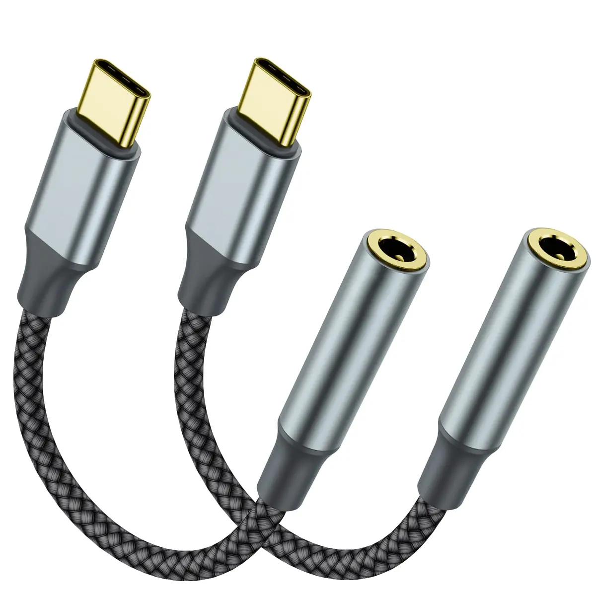 TIPSEAN USB C to 3.5mm Audio Adapter | High-Definition DAC, Durable Build, Compact Design - main product image