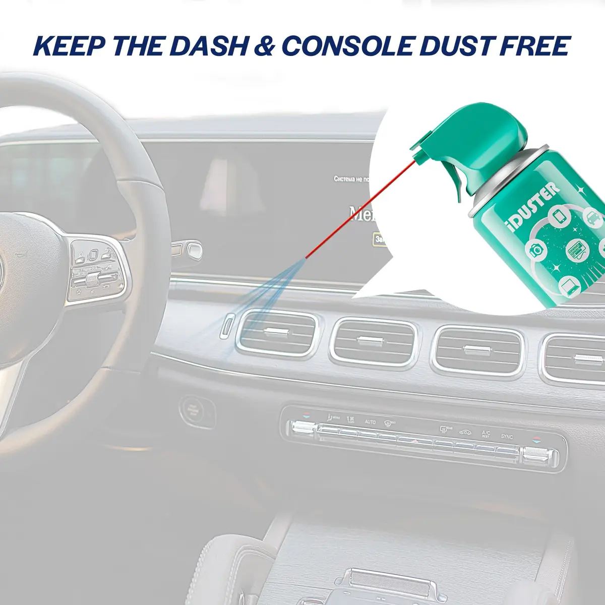 iDuster Compressed Air Duster Spray 10oz (295ml) 3-Pack | Powerful Electronics Cleaning - view 7