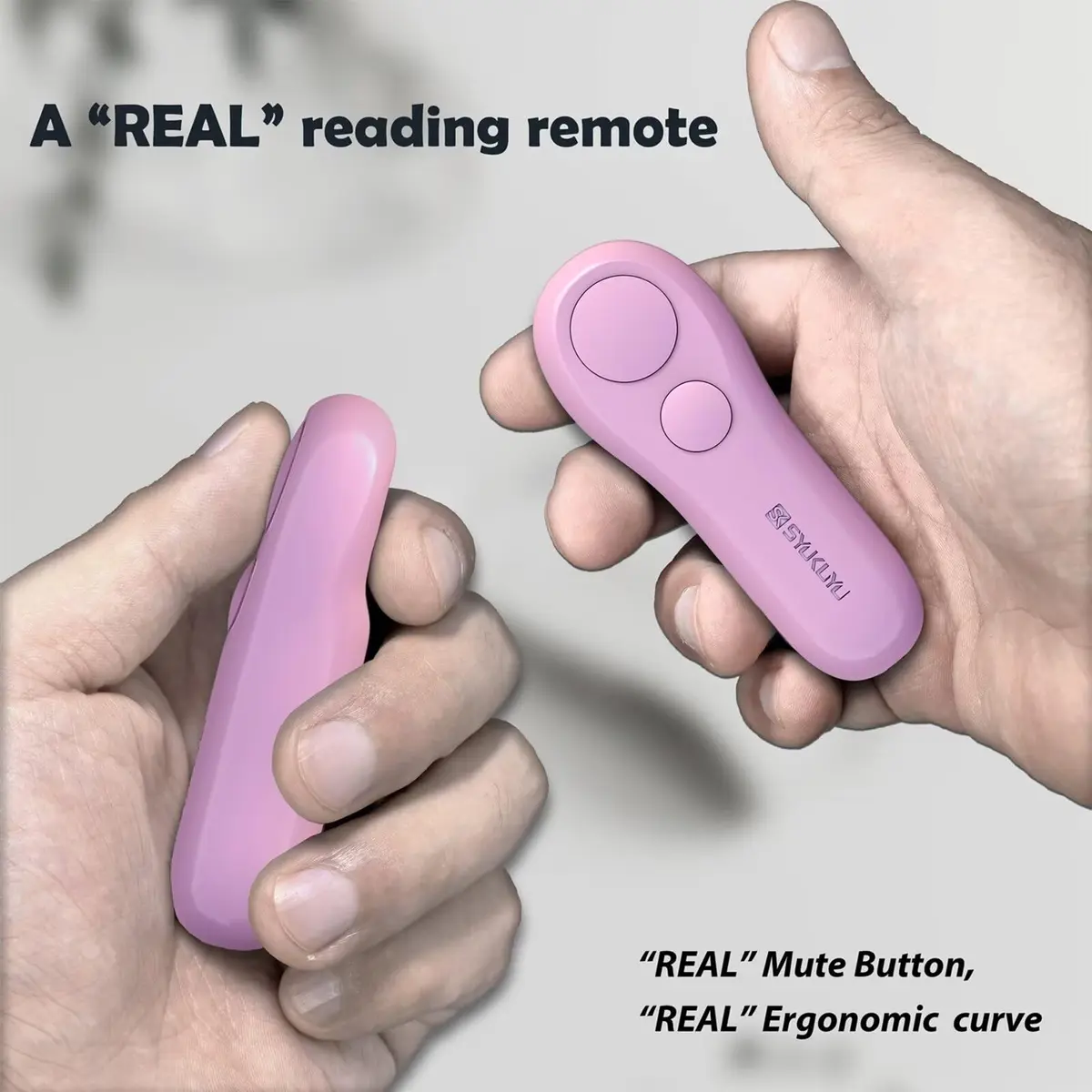 SK SYUKUYU RF Remote Page Turner for Kindle, iPad, Tablets & Phones | Pink, 30m Range - view 4