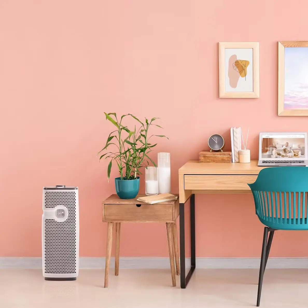 Bionaire AER1 Mini Tower True HEPA Air Purifier for 164 sq ft | 3-Stage Filtration, Space-Saving Design - view 5
