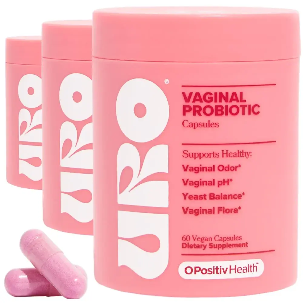 O Positiv URO Vaginal Probiotics for Odor, Flora & pH Balance – 180 Capsules (90-Day Supply) | Supports Vaginal Health - main product image