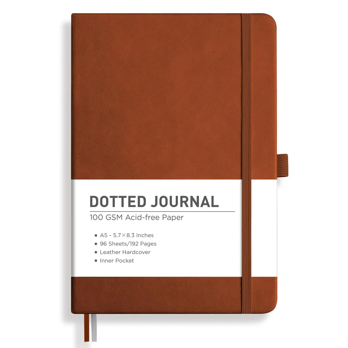 RETTACY Dotted Journal Notebook A5 192 Pages | Smooth Ink Flow Acid-Free Paper - main product image