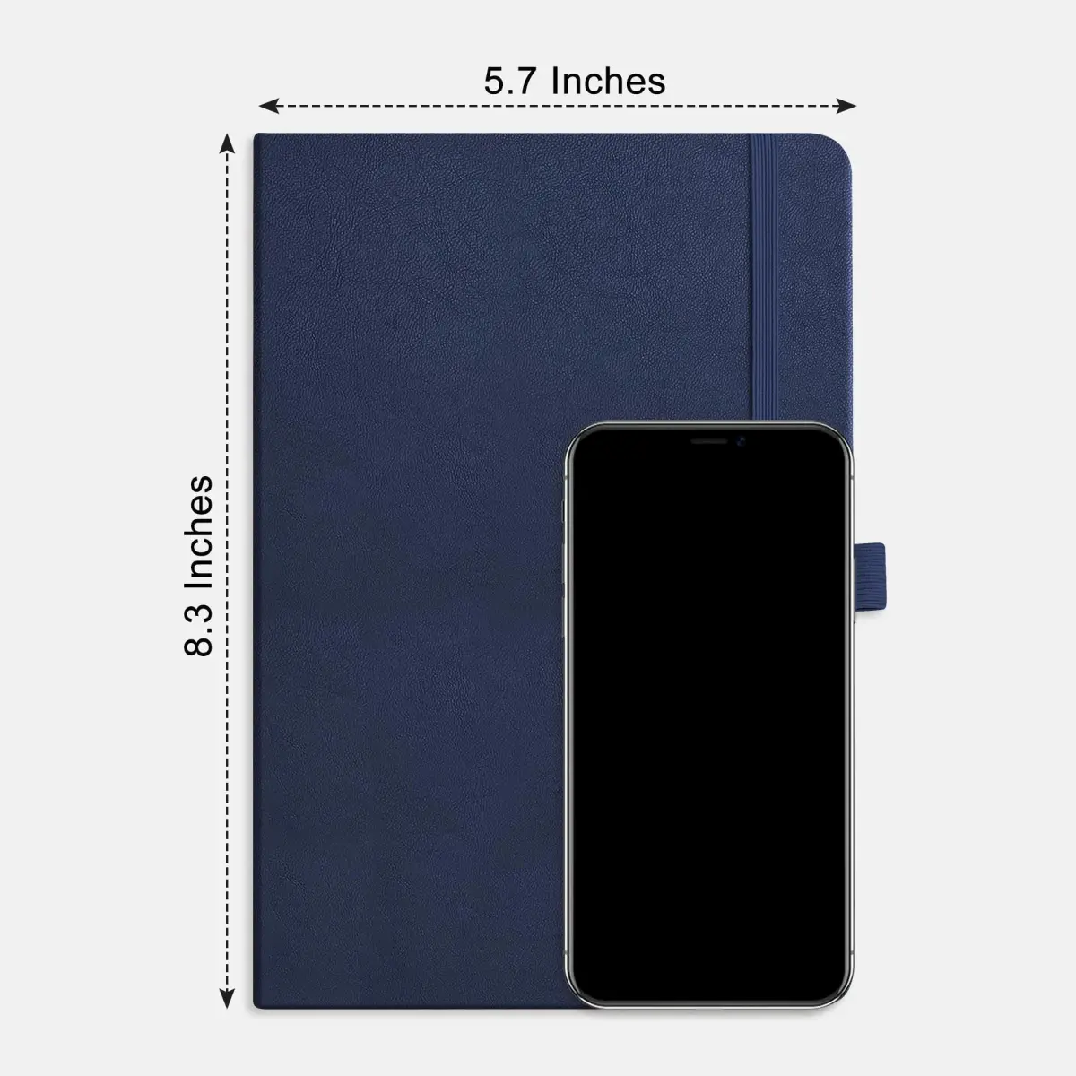 RETTACY Dotted Journal Notebook A5 Navy Blue 192 Pages | Smooth Acid-Free Paper for Bullet Journaling - view 8