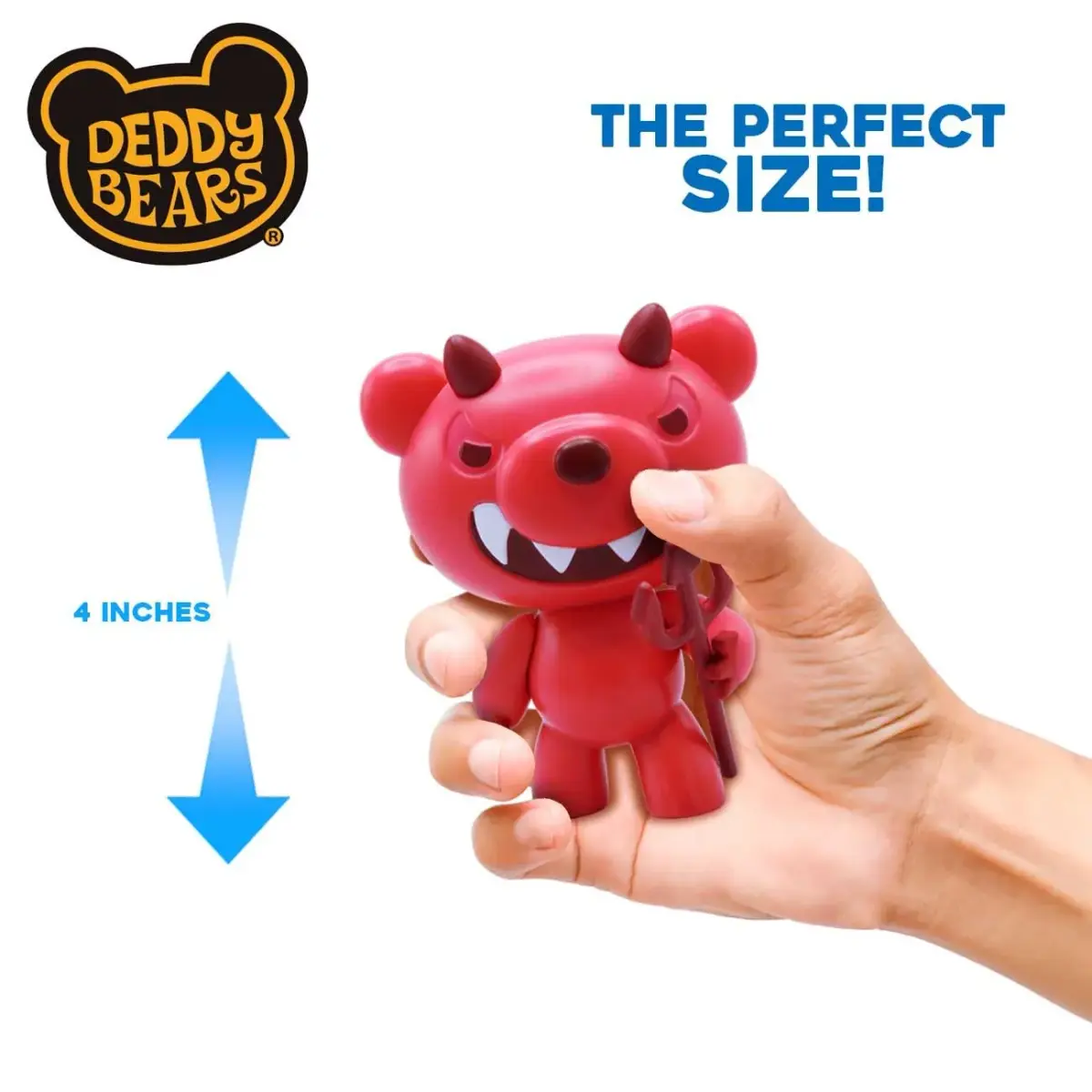 Just Toys LLC Deddy Bears Beezlebear Action Figure 10 cm (4 inches) | ASTM-Tested Toy for Kids 3+ - view 2