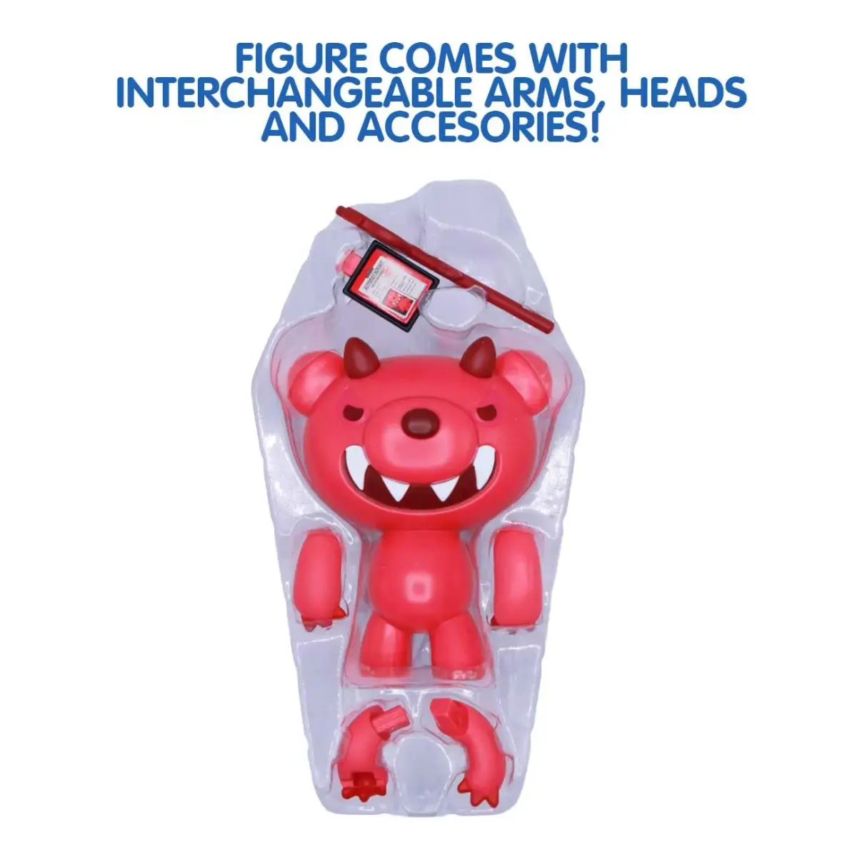 Just Toys LLC Deddy Bears Beezlebear Action Figure 10 cm (4 inches) | ASTM-Tested Toy for Kids 3+ - view 3