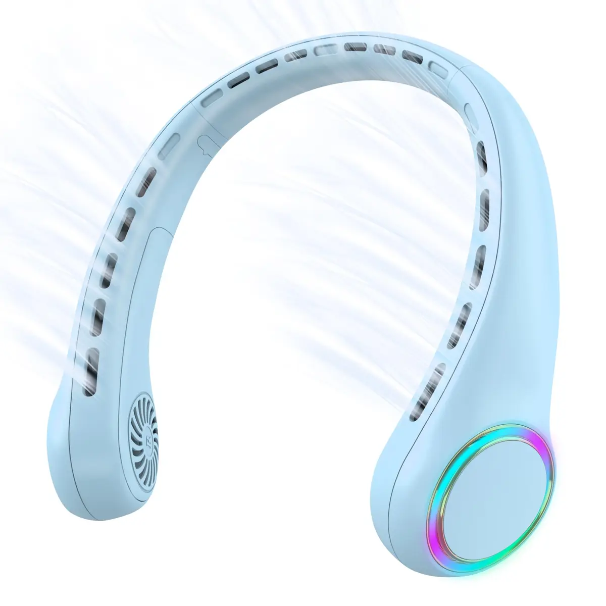 GULAKI Portable Neck Fan with 4000mAh Battery | Hands-Free Cooling for Summer - main product image