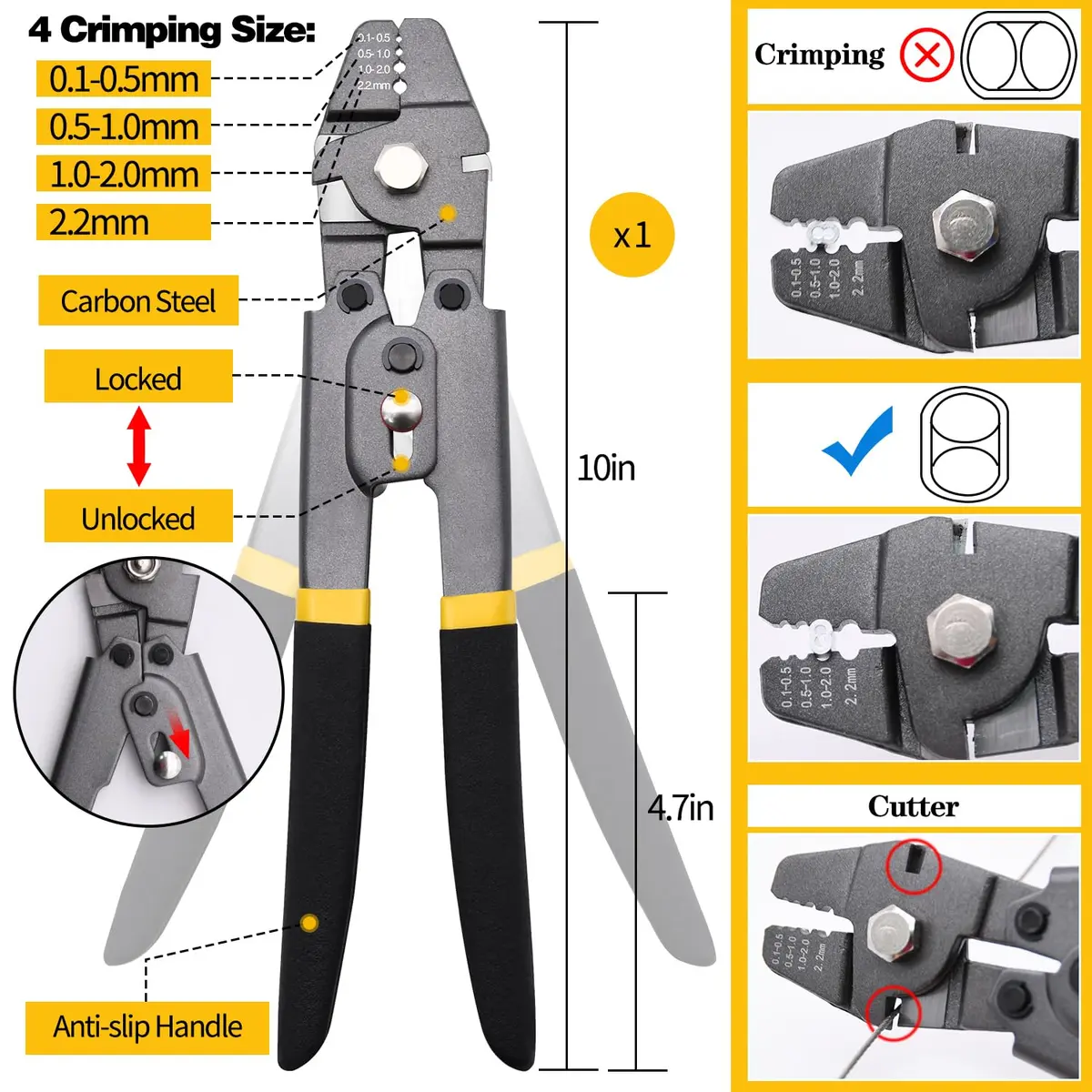 FGBNM 1/16" Wire Rope Kit with Turnbuckles & Eye Screws, 328ft (99.97m) Stainless Steel Cable - view 2